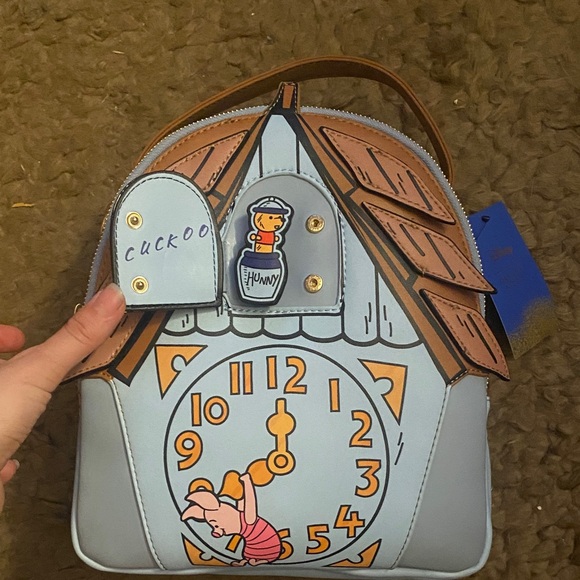 Cartoon Clock Themed Backpack - Picture 2 of 6